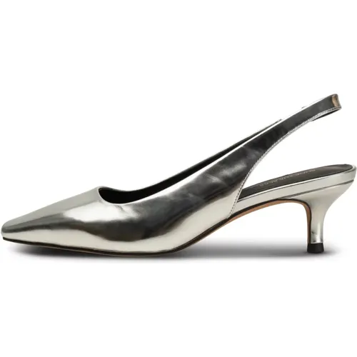 Maxine Metallic Leather Sandals , female, Sizes: 5 UK, 4 UK, 6 UK, 7 UK, 8 UK, 3 UK - Shoe the Bear - Modalova