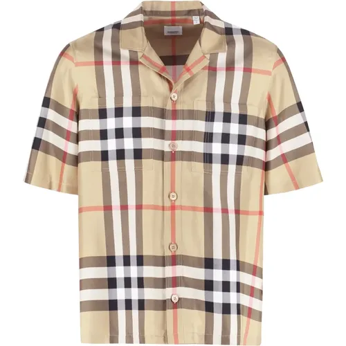 Seiden Vintage Check Hemd Burberry - Burberry - Modalova