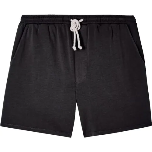 Cotton Shorts - Noir , male, Sizes: L, M, XL - American vintage - Modalova