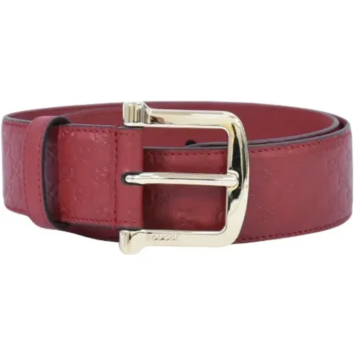 Pre-owned Leather belts , female, Sizes: ONE SIZE - Gucci Vintage - Modalova