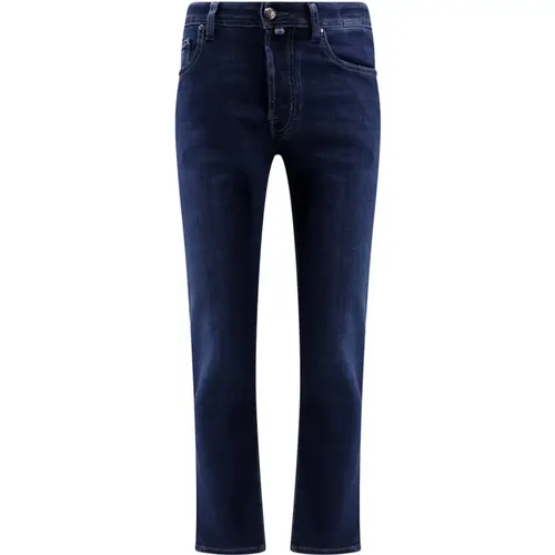 Premium Slim-Fit Jeans , Herren, Größe: W42 - Jacob Cohën - Modalova