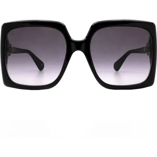 Minimalistische Quadratische Logo-Sonnenbrille - Gucci - Modalova
