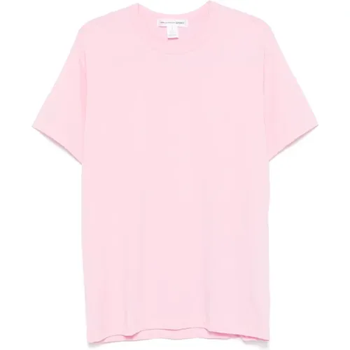 Rose Logo Print Tee , Herren, Größe: M - Comme des Garçons - Modalova