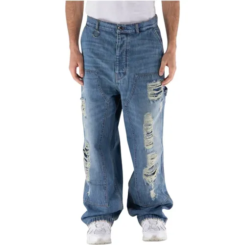 Weit geschnittene Denim Jeans , Herren, Größe: M - Études - Modalova