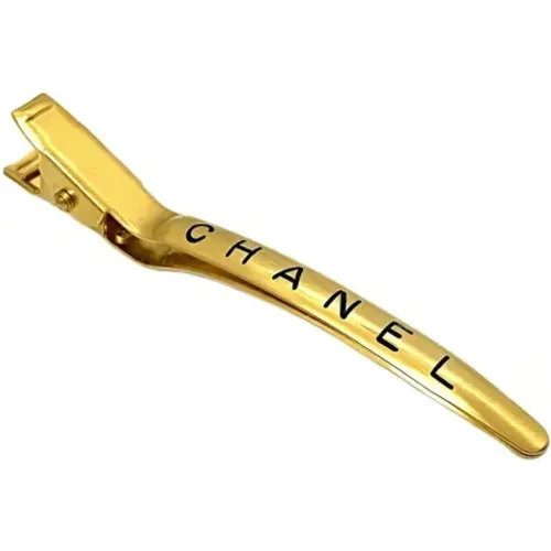 Pre-owned Gold hair-accessories , female, Sizes: ONE SIZE - Chanel Vintage - Modalova