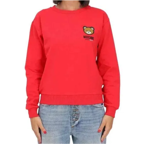 Gemütlicher Sweatshirt , Damen, Größe: M - Moschino - Modalova