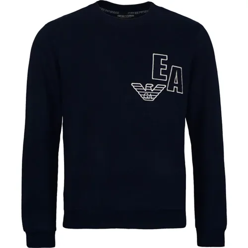 Casual Logo Sweater Pullover , Herren, Größe: M - Emporio Armani - Modalova
