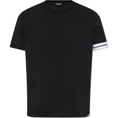 T-Shirt aus der 'Underwear' Kollektion , Herren, Größe: XL - Dsquared2 - Modalova