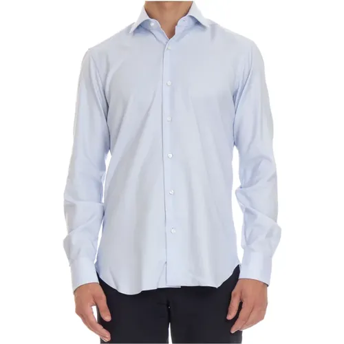 Clear Oxford Shirt , male, Sizes: M, XL, 2XL, 3XL, L - Barba - Modalova