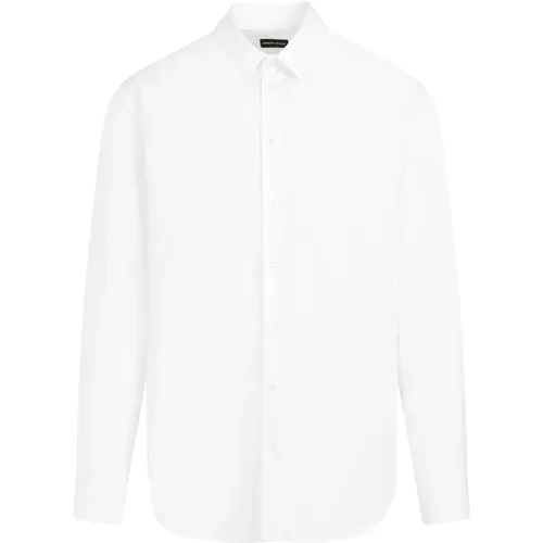 Cotton Shirt Classic Style , male, Sizes: 2XL - Giorgio Armani - Modalova