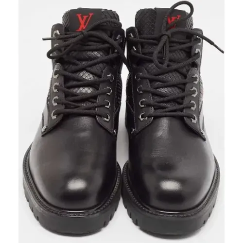 Pre-owned Leder boots - Louis Vuitton Vintage - Modalova