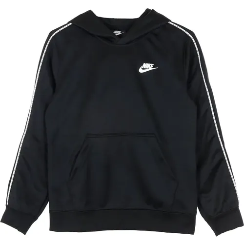 Jungen Leichter Kapuzenpullover Schwarz/Weiß - Nike - Modalova