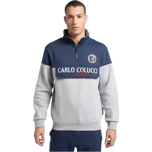 Atletico Troyer Sweatshirt , Herren, Größe: XL - carlo colucci - Modalova