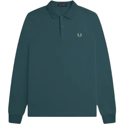Long Sleeve Polo Shirt , male, Sizes: S, XL, L, 2XL, M - Fred Perry - Modalova
