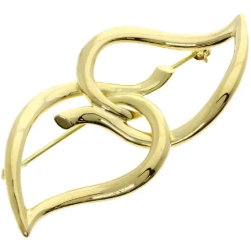 Pre-owned Gold brooches , female, Sizes: ONE SIZE - Tiffany & Co. Pre-owned - Modalova