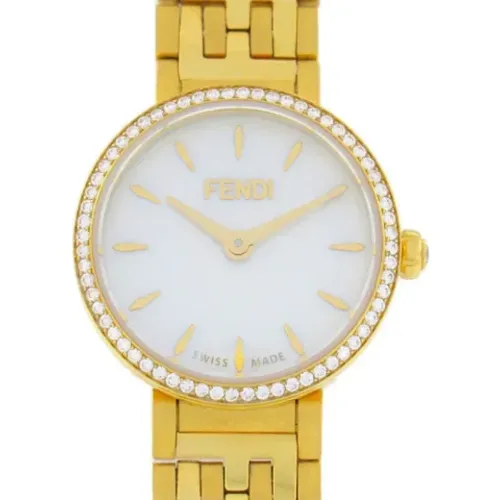 Pre-owned Metal watches , female, Sizes: ONE SIZE - Fendi Vintage - Modalova