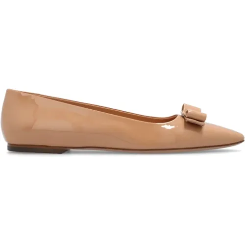 ‘Vara’ Patent-Ballerinas , Damen, Größe: 36 EU - Salvatore Ferragamo - Modalova