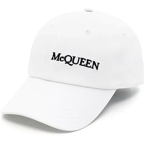 Stylish Black Hat for Men , male, Sizes: M, L - alexander mcqueen - Modalova