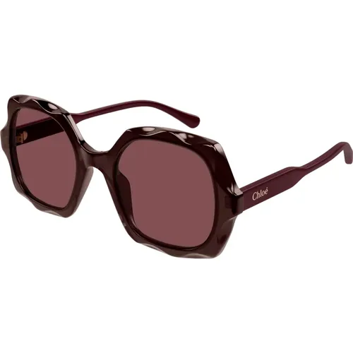 Sonnenbrillen , Damen, Größe: 53 MM - Chloé - Modalova
