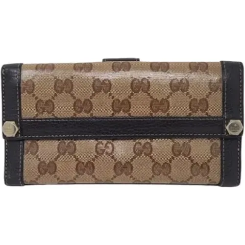 Pre-owned Canvas wallets , female, Sizes: ONE SIZE - Gucci Vintage - Modalova