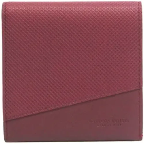 Pre-owned Leather wallets , female, Sizes: ONE SIZE - Bottega Veneta Vintage - Modalova