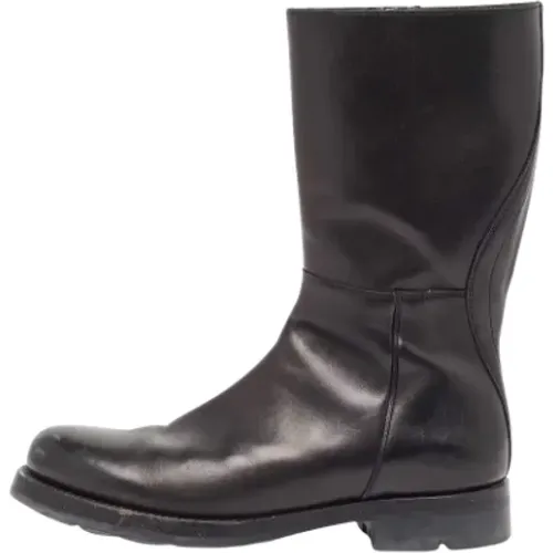 Pre-owned Leather boots , female, Sizes: 9 UK - Prada Vintage - Modalova