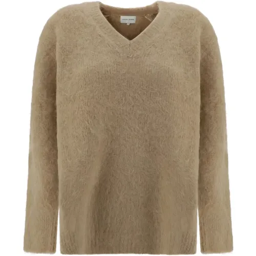 Beige Melange Pullover - Loulou Studio - Modalova