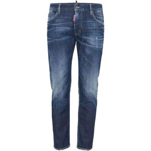 Faded Skinny Jeans , male, Sizes: L, XS, XL, 2XL, 3XL, M, S - Dsquared2 - Modalova