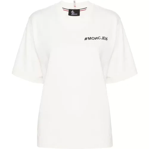 Logo T-shirt Lightweight Jersey , female, Sizes: S, XS - Moncler - Modalova