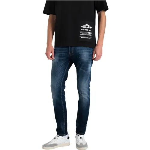 Stylische Jeans mit Baumwolle und Elasthan , Herren, Größe: S - Dsquared2 - Modalova