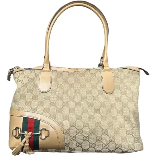 Pre-owned Canvas gucci-bags , female, Sizes: ONE SIZE - Gucci Vintage - Modalova