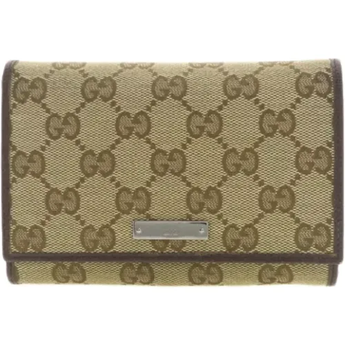 Pre-owned Canvas wallets , female, Sizes: ONE SIZE - Gucci Vintage - Modalova