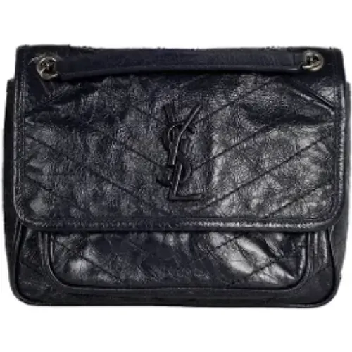 Pre-owned Leather shoulder-bags , female, Sizes: ONE SIZE - Yves Saint Laurent Vintage - Modalova