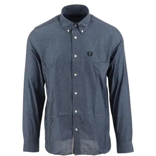 Clear Casual Shirt for Men , male, Sizes: L, XL - Fred Perry - Modalova