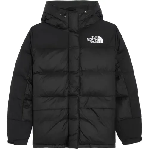 Schwarzer Reißverschluss Kapuze wasserdichter Mantel , Damen, Größe: XL - The North Face - Modalova