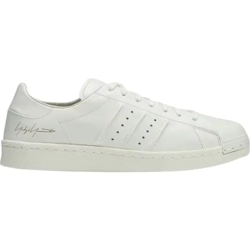 Ivory Low-Top Sneakers,Weiße Superstar Leder Sneakers - Y-3 - Modalova