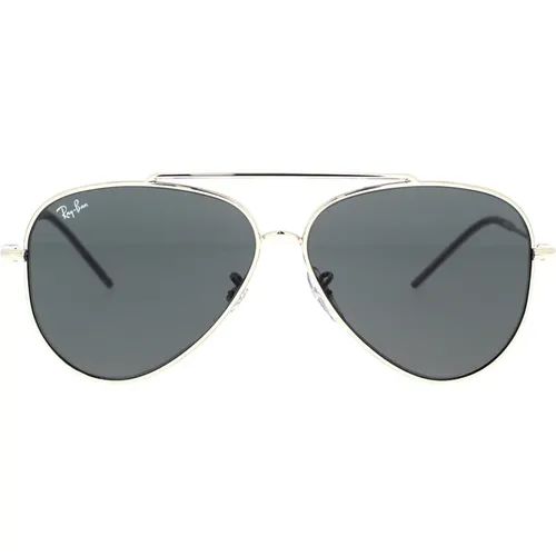 Revolutionary Sunglasses with Aviator Frame and Dark Grey Lenses , male, Sizes: 62 MM, 59 MM - Ray-Ban - Modalova
