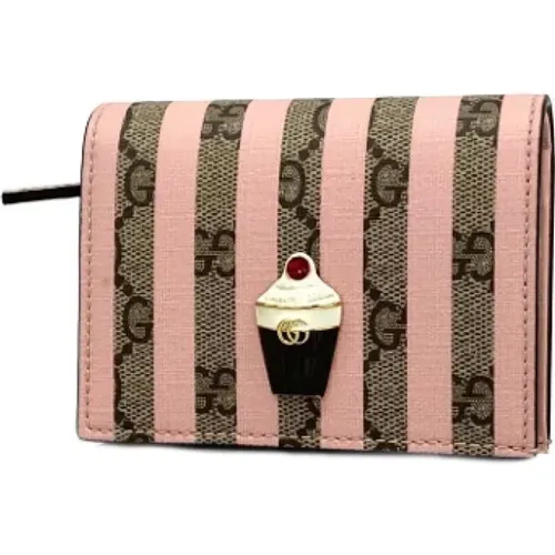 Pre-owned Canvas wallets , female, Sizes: ONE SIZE - Gucci Vintage - Modalova