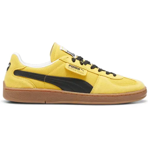 Gelbe Team Sneakers 1982 Design Details , Herren, Größe: 41 EU - Puma - Modalova