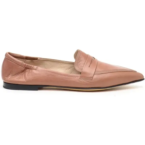 Leder Ballerinas in Cuoio , Damen, Größe: 36 1/2 EU - Pomme D'or - Modalova