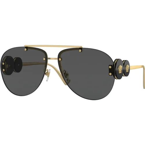 Sunglasses Ve2250 100287 63 , female, Sizes: 63 MM - Versace - Modalova