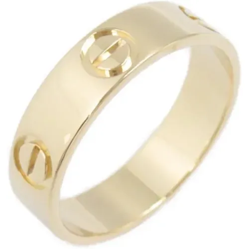 Pre-owned Gold rings , female, Sizes: ONE SIZE - Cartier Vintage - Modalova