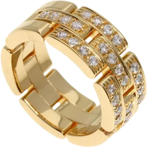 Pre-owned Gold rings , female, Sizes: ONE SIZE - Cartier Vintage - Modalova