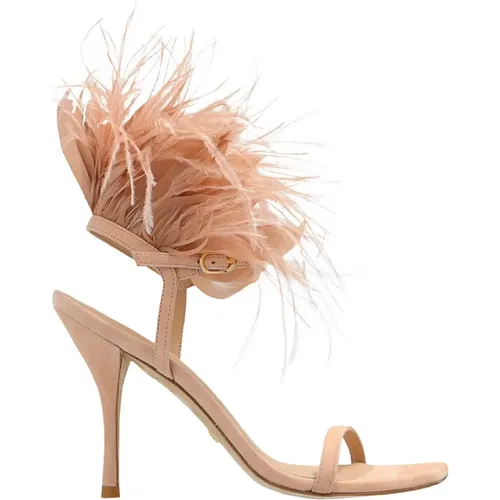 Plume High Heel Sandals , female, Sizes: 5 UK, 4 UK, 2 1/2 UK, 6 1/2 UK, 4 1/2 UK - Stuart Weitzman - Modalova