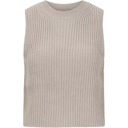 Sleeveless Knit Top Straight Fit , female, Sizes: L - drykorn - Modalova