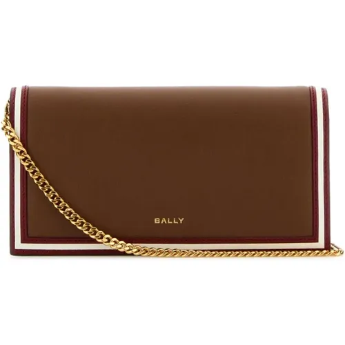 Stilvolle Leder-Code-Brieftasche - Bally - Modalova