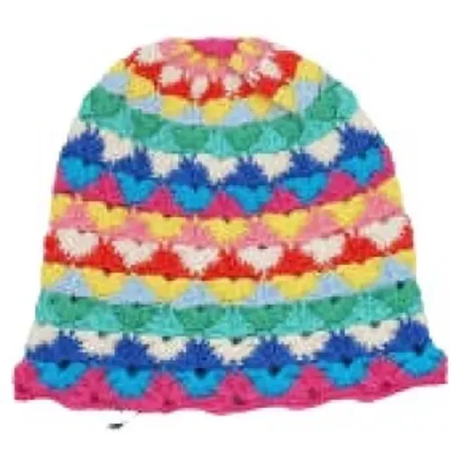 Handmade Multicolored Crochet Scarf , female, Sizes: ONE SIZE - Alanui - Modalova