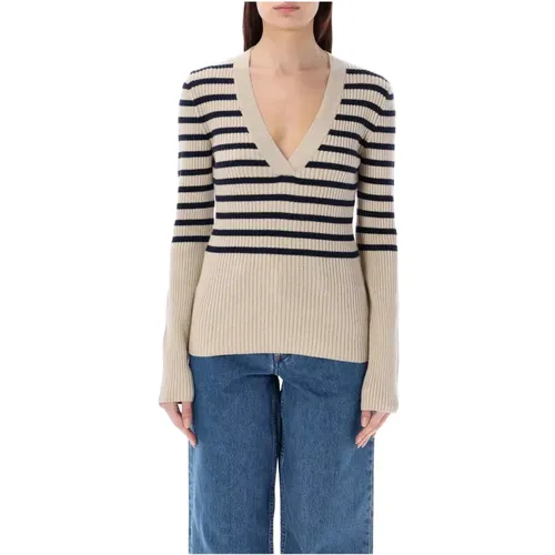 Lou Striped Knitwear , female, Sizes: S - A.p.c. - Modalova