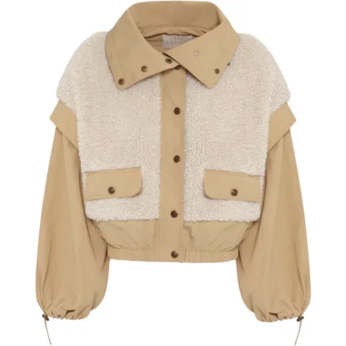 Leichte Aidan Jacke in Fawn/ - Ulla Johnson - Modalova