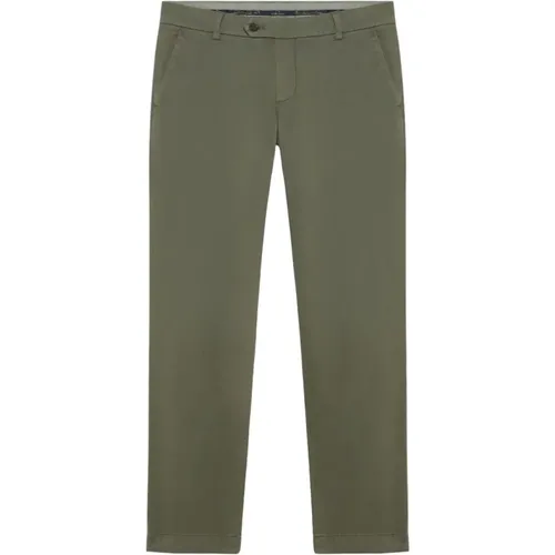 Militärische Stretch-Baumwoll-Chinos , Herren, Größe: W34 - Brooks Brothers - Modalova